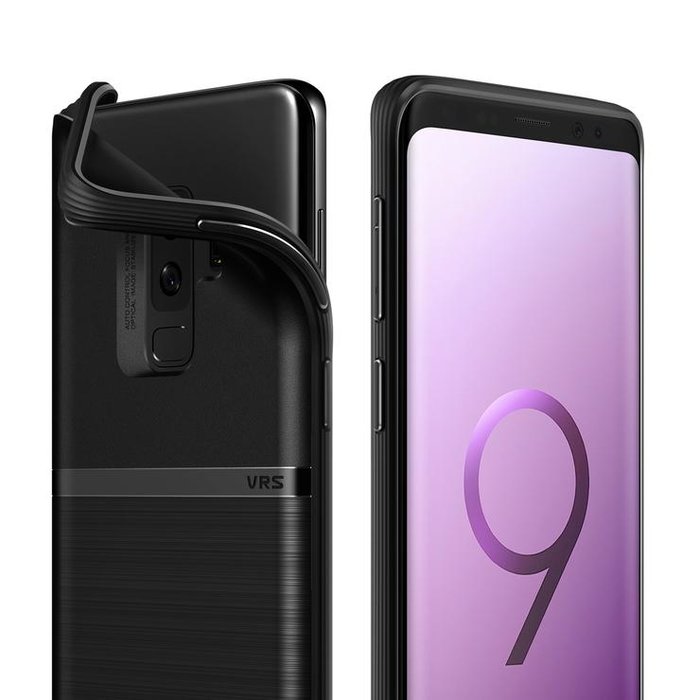 Чехол накладка VRS Design Single Fit для Samsung Galaxy S9 Plus Черный - Изображение 38660