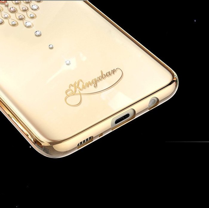 Чехол накладка Swarovski Kingxbar Dew для Samsung Galaxy S8 Plus Золото - Изображение 8451