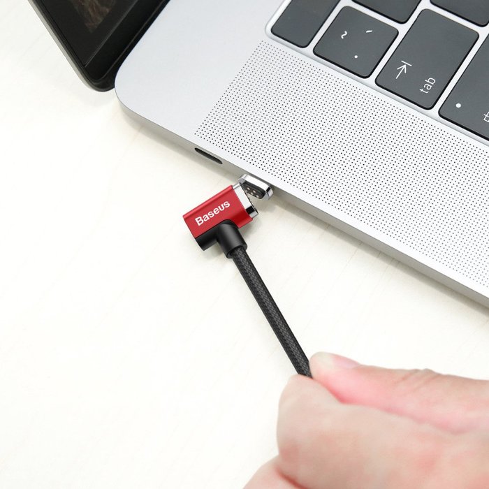 Магнитный кабель Baseus Magnet 1.5м USB Type-C to Type-C Красный - Изображение 38778