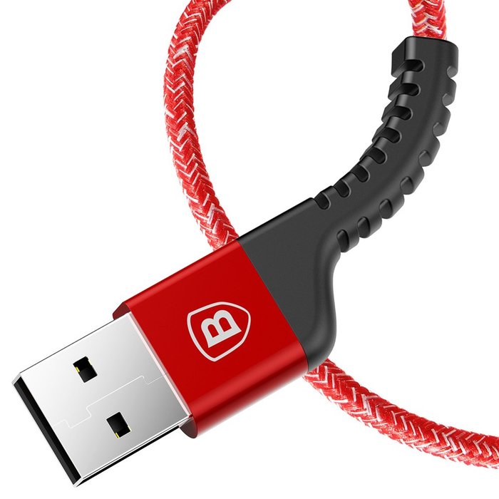 Кабель Baseus Confidant Anti-break 1м USB Type-C Красный - Изображение 38790