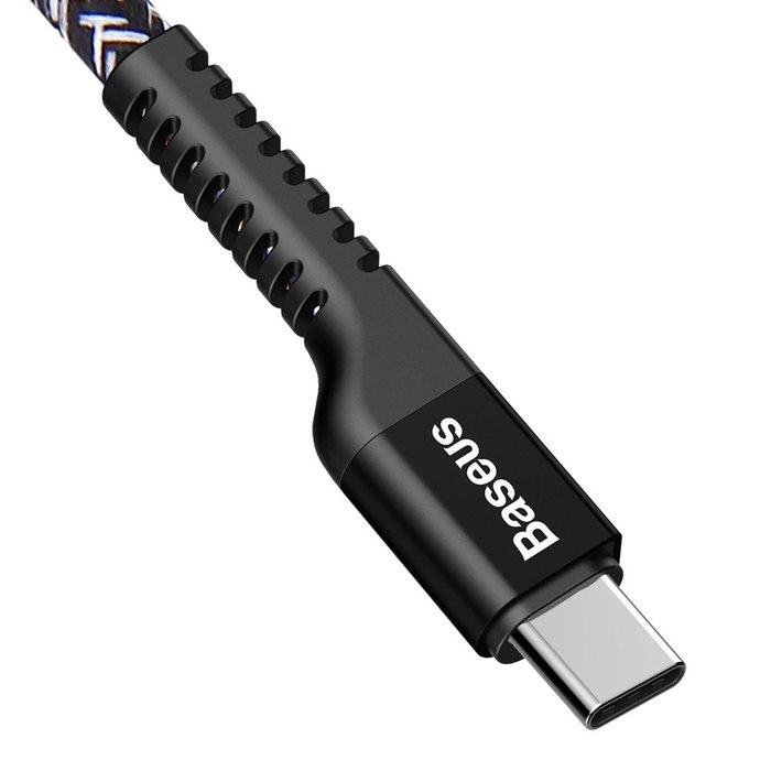 Кабель Baseus Confidant Anti-break 1м USB Type-C Черный - Изображение 39198