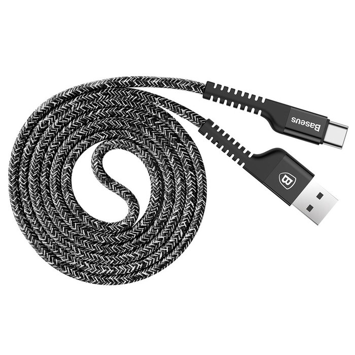Кабель Baseus Confidant Anti-break 1м USB Type-C Черный - Изображение 39204