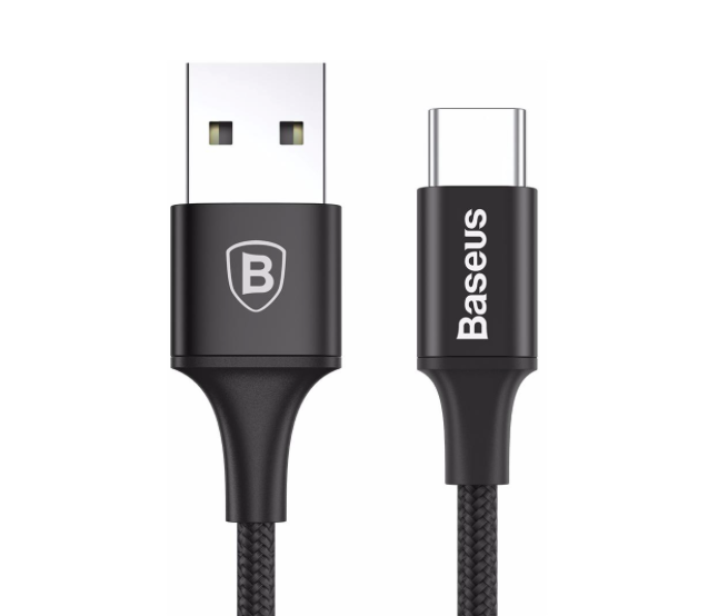 Кабель Baseus Rapid Series 2м USB Type-C Черный - Изображение 38810