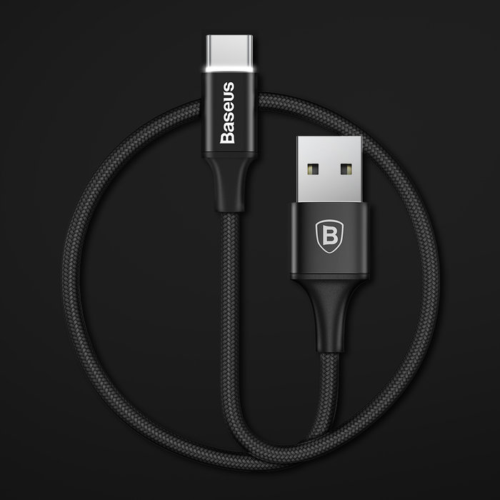 Кабель Baseus Rapid Series 2м USB Type-C Черный - Изображение 38818