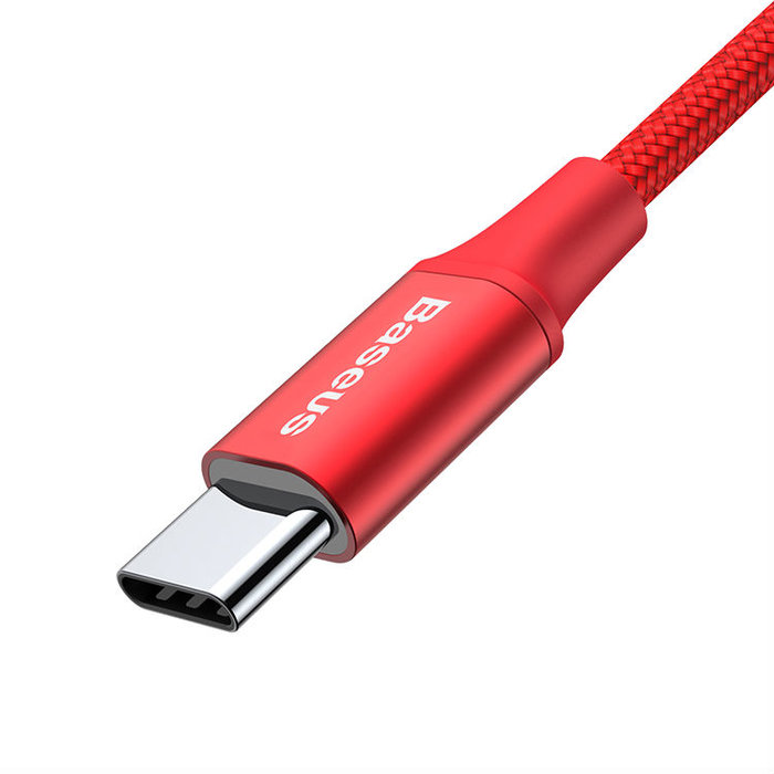 Кабель Baseus Rapid Series 25см USB Type-C Красный - Изображение 38946