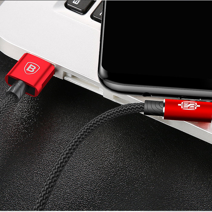 Кабель Baseus MVP Elbow 2м USB Type-C Красный - Изображение 39002