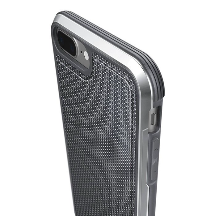Противоударный чехол накладка X-Doria Defence Lux для iPhone 8 Plus Серый - Изображение 39256
