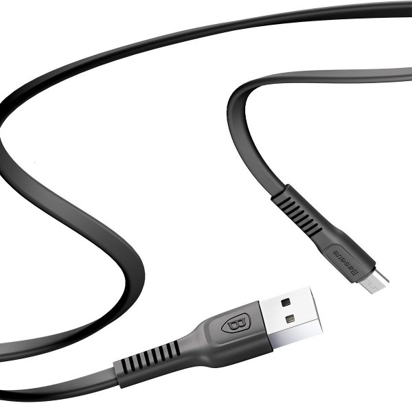 Кабель Baseus Tough Series micro-USB 1м Черный - Изображение 39314