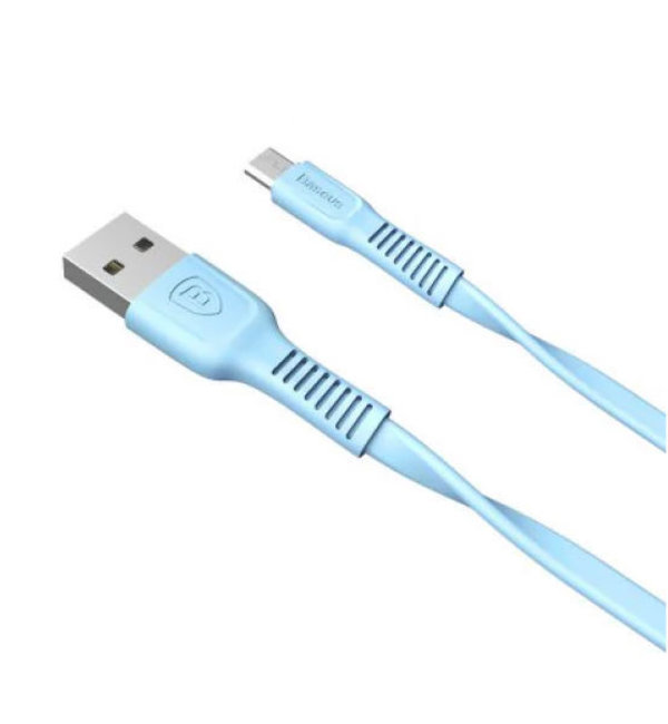 Кабель Baseus Tough Series micro-USB 1м Голубой - Изображение 39322