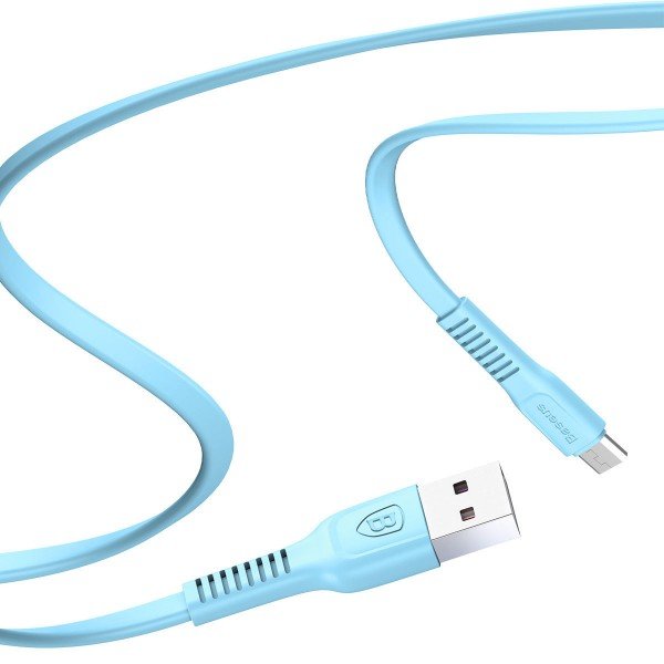 Кабель Baseus Tough Series micro-USB 1м Голубой - Изображение 39324