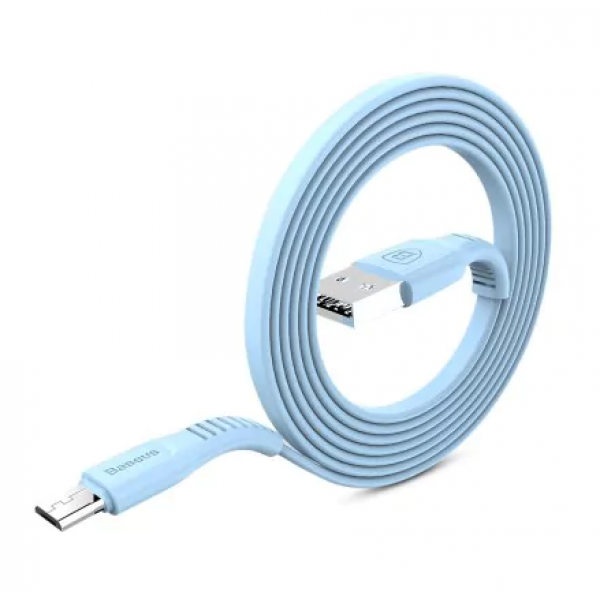 Кабель Baseus Tough Series micro-USB 1м Голубой - Изображение 39328