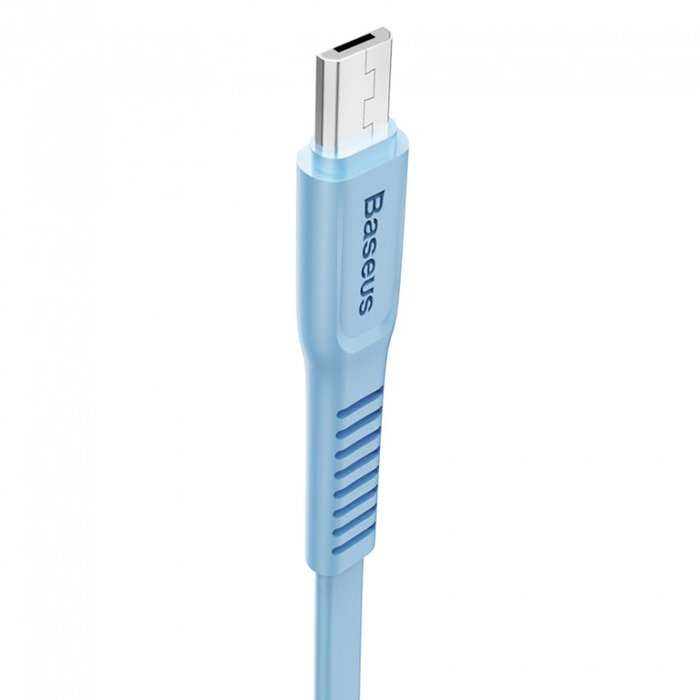 Кабель Baseus Tough Series micro-USB 1м Голубой - Изображение 39330