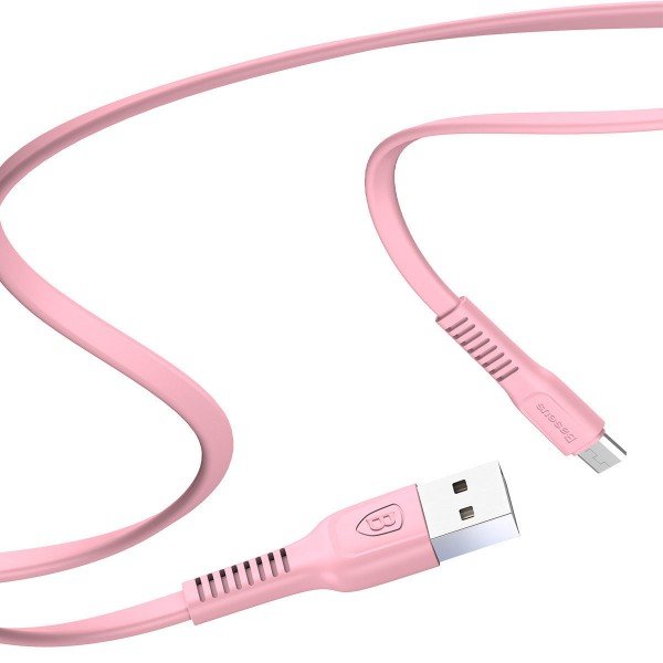Кабель Baseus Tough Series micro-USB 1м Розовый - Изображение 39346