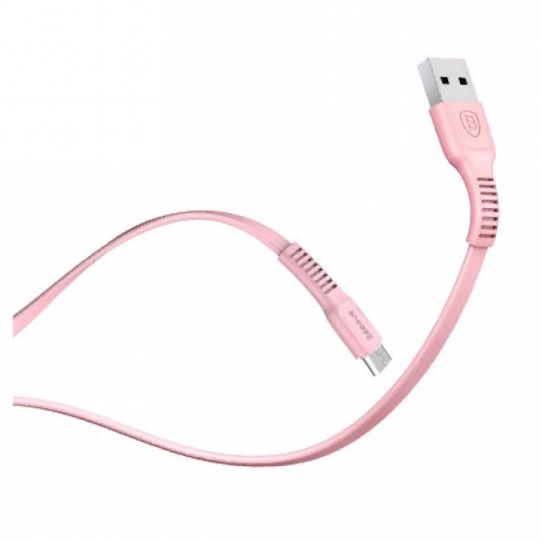 Кабель Baseus Tough Series micro-USB 1м Розовый - Изображение 39348