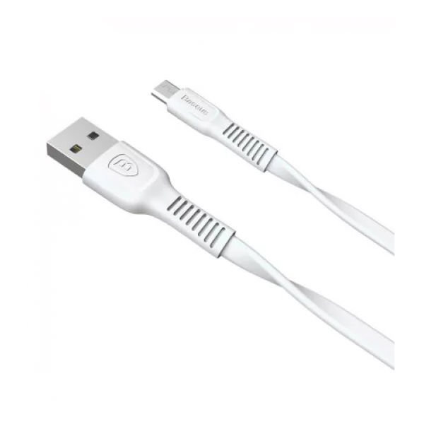 Кабель Baseus Tough Series micro-USB 1м Белый - Изображение 39364
