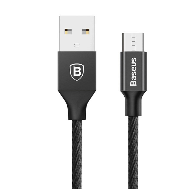 Кабель Baseus Yiven micro-USB 1м Черный - Изображение 39520