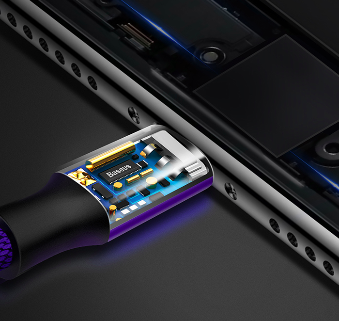 Кабель Baseus Yiven micro-USB 1м Синий - Изображение 39592