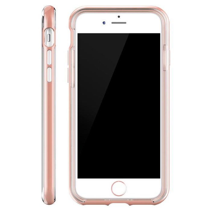 Чехол накладка VRS Design Crystal Bumper Series для iPhone 7 Розовое золото - Изображение 40008