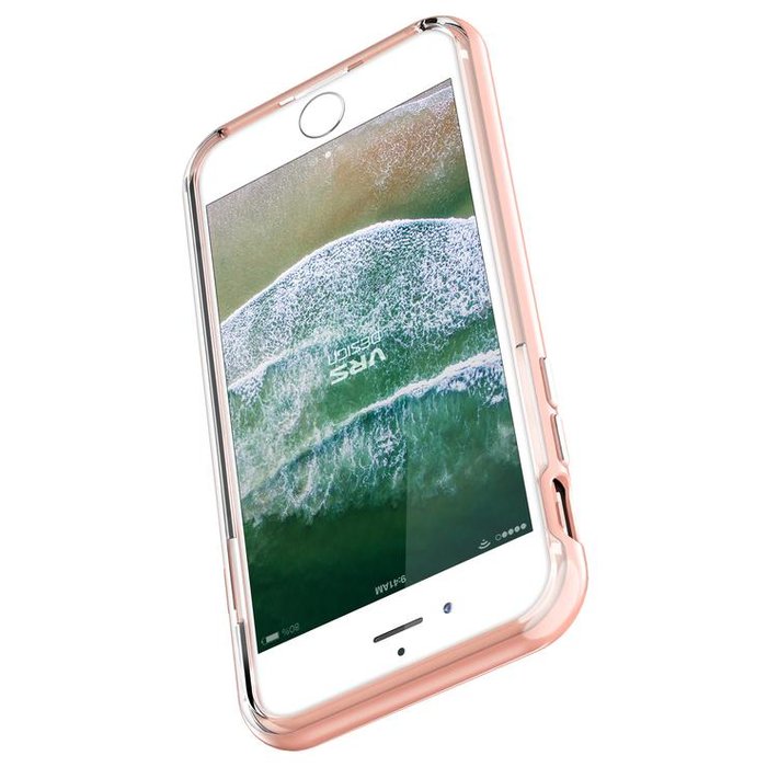 Чехол накладка VRS Design Crystal Bumper Series для iPhone 7 Розовое золото - Изображение 40010