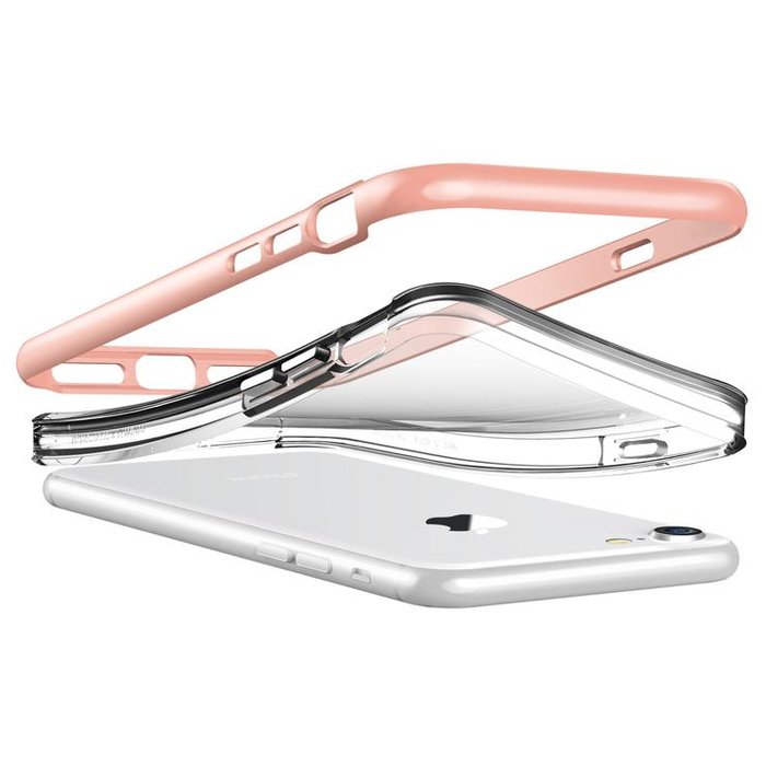 Чехол накладка VRS Design Crystal Bumper Series для iPhone 7 Розовое золото - Изображение 40012