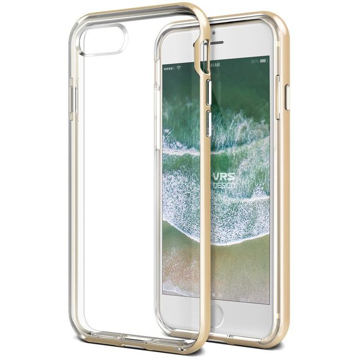 Чехол накладка VRS Design Crystal Bumper Series для iPhone 7 Золото - Изображение 40016