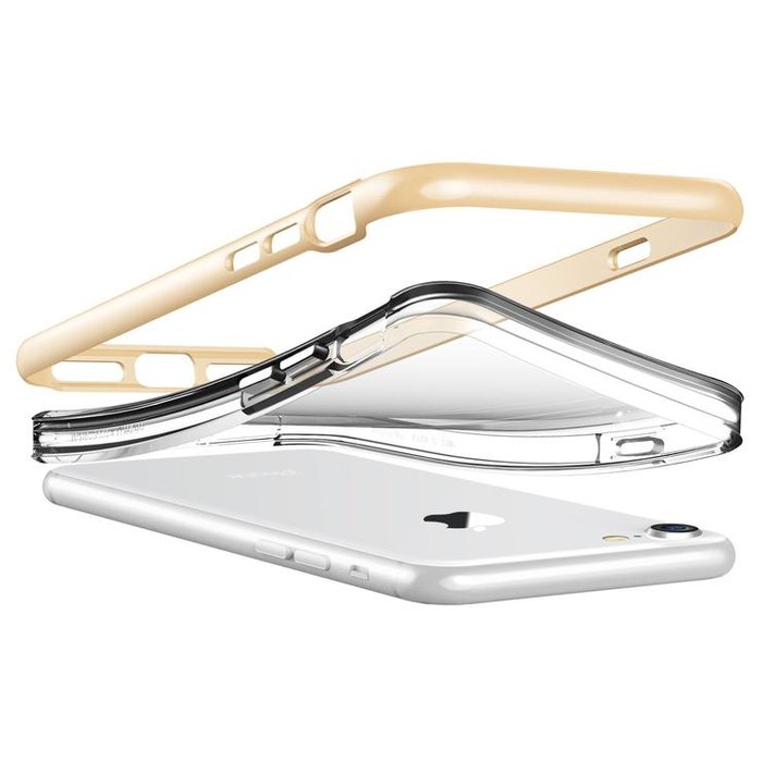 Чехол накладка VRS Design Crystal Bumper Series для iPhone 7 Золото - Изображение 40020
