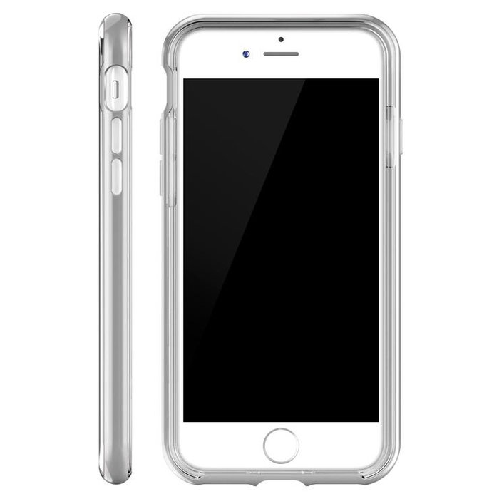 Чехол накладка VRS Design Crystal Bumper Series для iPhone 7 Серебро - Изображение 40028