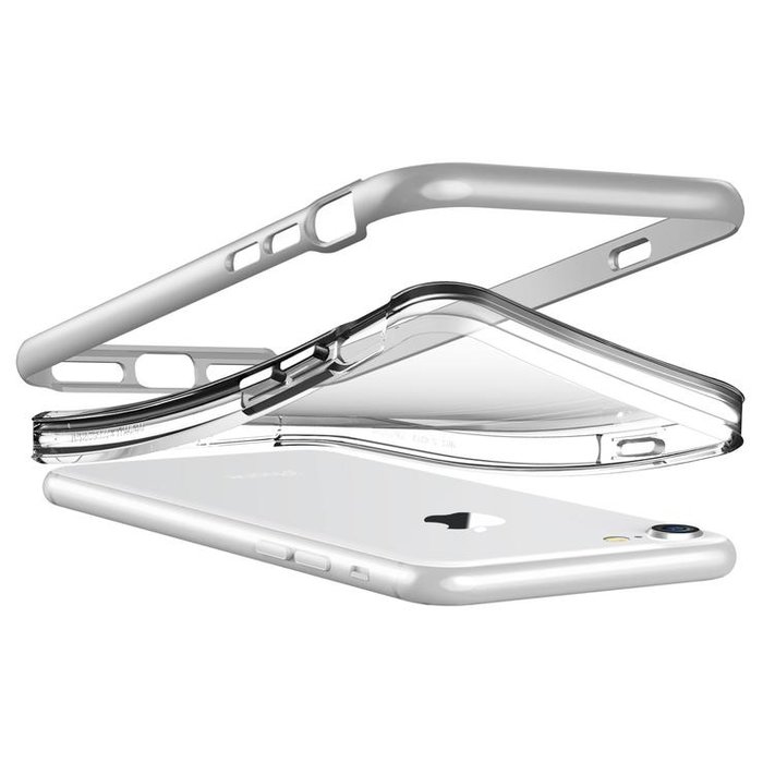 Чехол накладка VRS Design Crystal Bumper Series для iPhone 7 Серебро - Изображение 40030