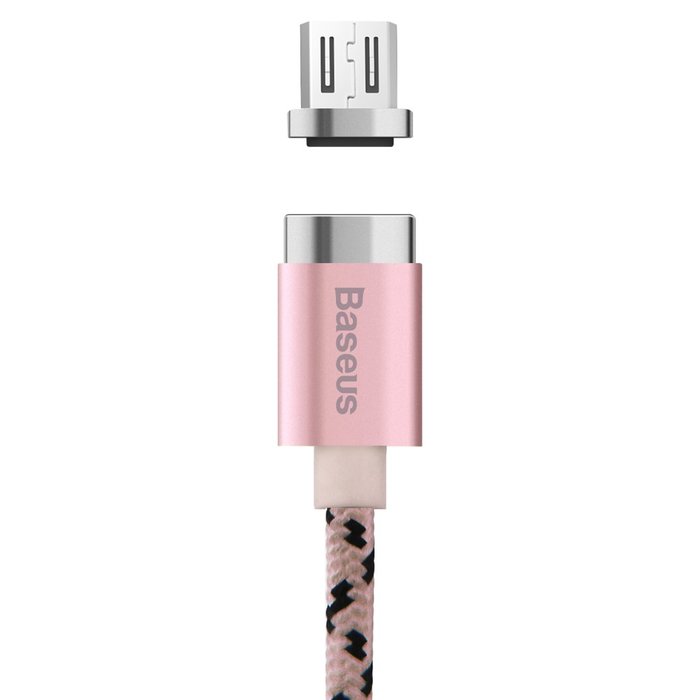 Магнитный кабель Baseus Insnap Magnetic Micro-USB 1м Розовый - Изображение 40110