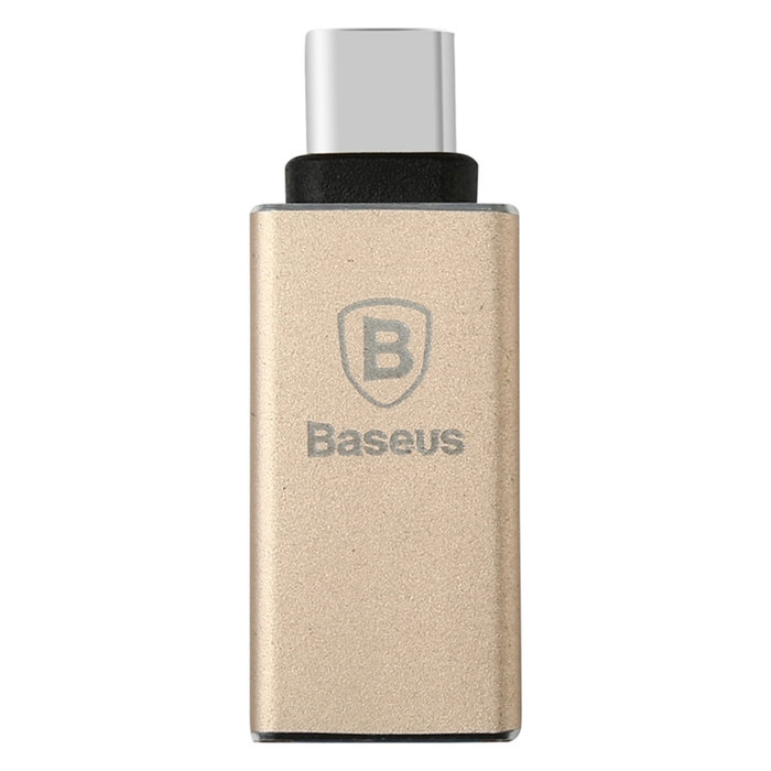 Переходник Baseus Sharp Series USB - Type-C Золото - Изображение 40360