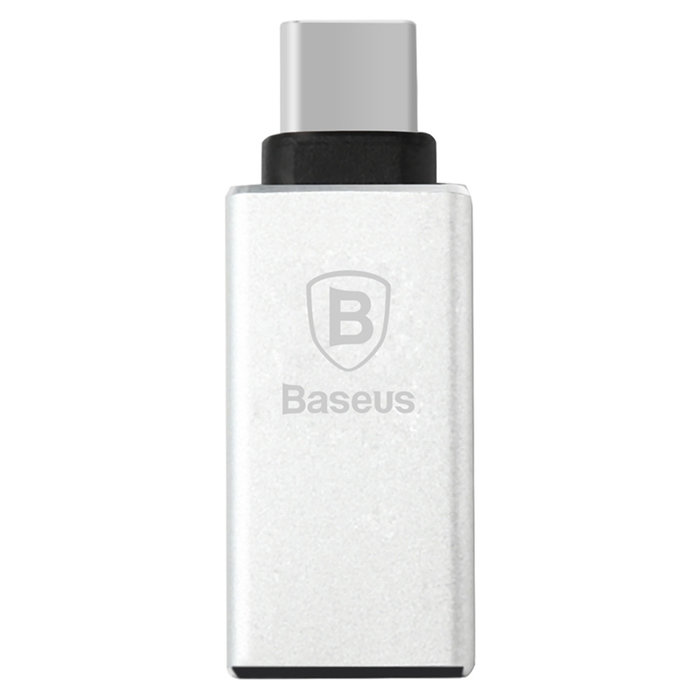 Переходник Baseus Sharp Series USB - Type-C Серебро - Изображение 40392