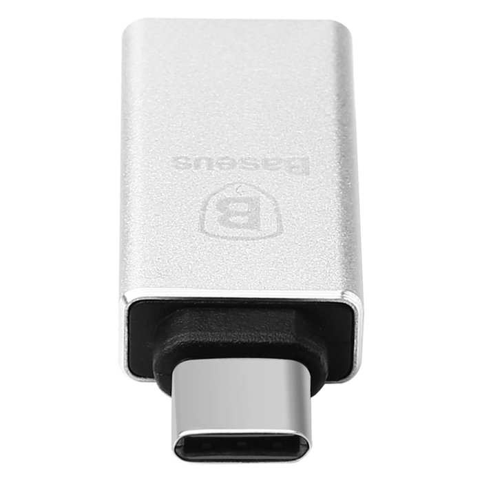 Переходник Baseus Sharp Series USB - Type-C Серебро - Изображение 40394