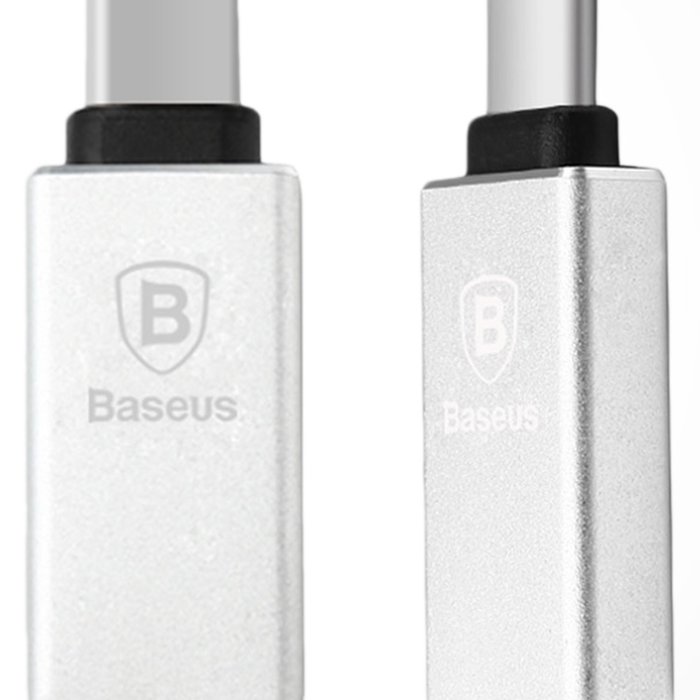 Переходник Baseus Sharp Series USB - Type-C Серебро - Изображение 40400