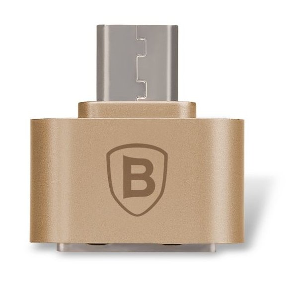 Переходник Baseus OTG Adapter USB - Micro-USB Золотой - Изображение 40648