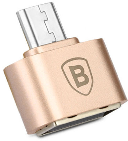 Переходник Baseus OTG Adapter USB - Micro-USB Золотой - Изображение 40650