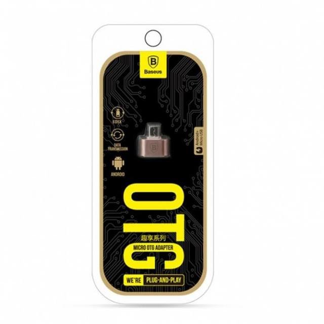Переходник Baseus OTG Adapter USB - Micro-USB Золотой - Изображение 40668