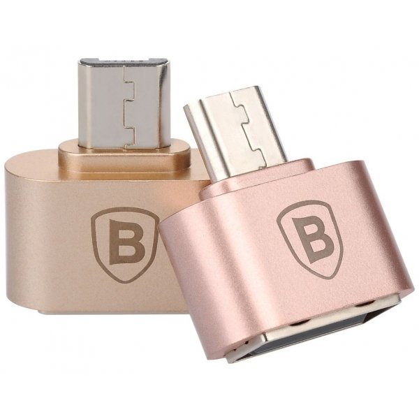 Переходник Baseus OTG Adapter USB - Micro-USB Розовый - Изображение 40678