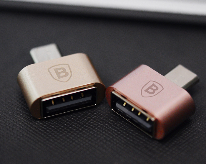 Переходник Baseus OTG Adapter USB - Micro-USB Розовый - Изображение 40688