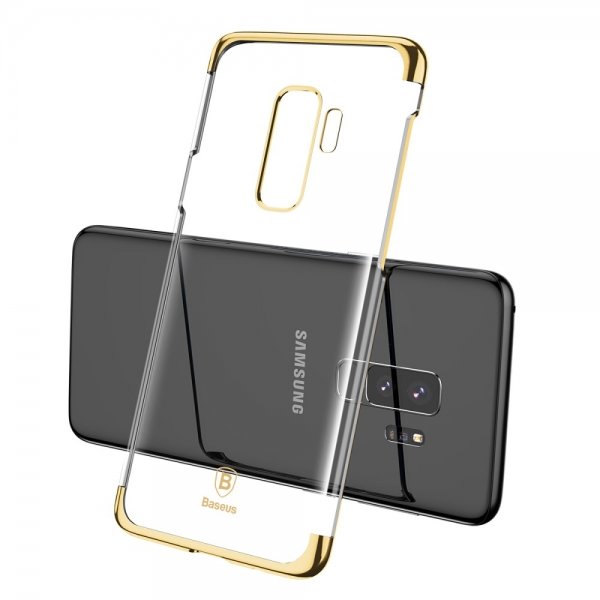 Чехол накладка Baseus Glitter для Samsung Galaxy S9 Plus Золото - Изображение 40724