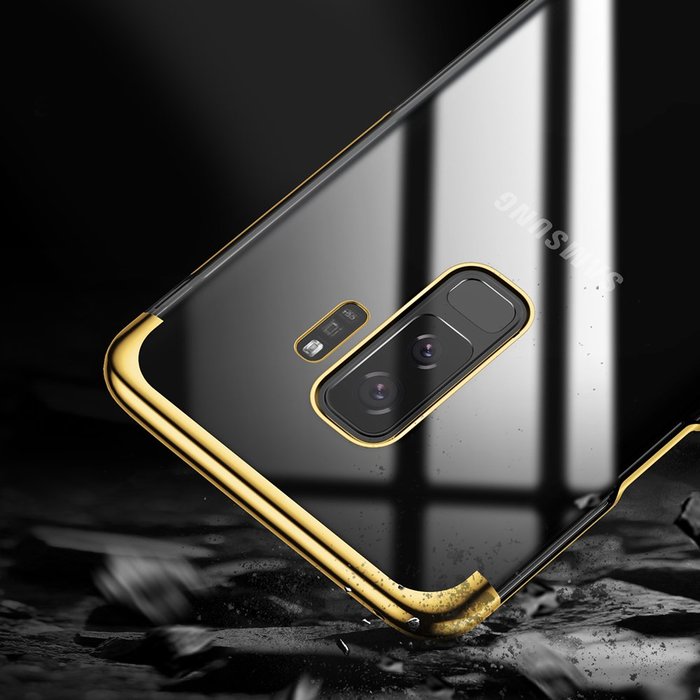 Чехол накладка Baseus Glitter для Samsung Galaxy S9 Plus Золото - Изображение 40740