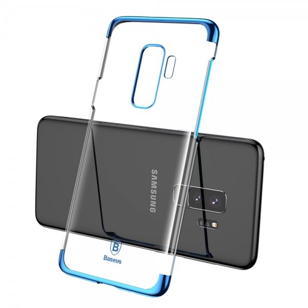 Чехол накладка Baseus Glitter для Samsung Galaxy S9 Plus Синий - Изображение 40782