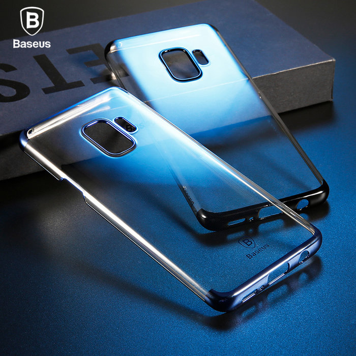 Чехол накладка Baseus Glitter для Samsung Galaxy S9 Plus Синий - Изображение 40796