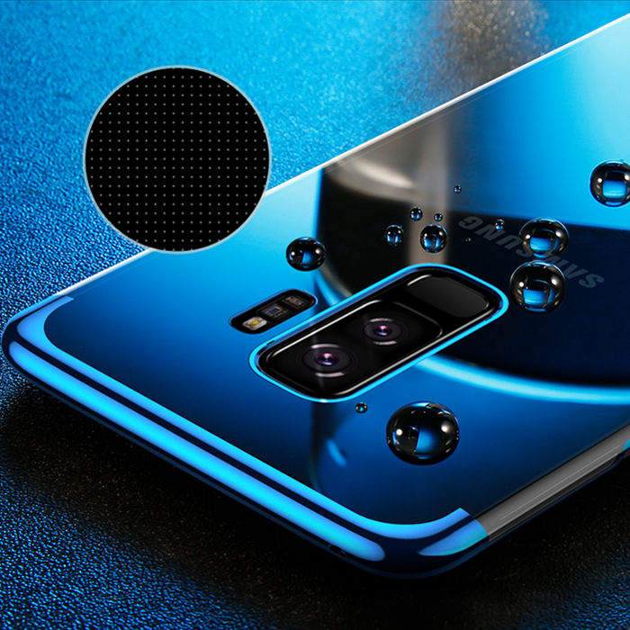Чехол накладка Baseus Glitter для Samsung Galaxy S9 Plus Синий - Изображение 40802
