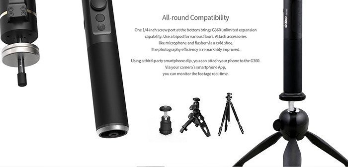 Стедикам Feiyu Tech G360 для 360 камер, экшн камер и смартфонов - Изображение 8831