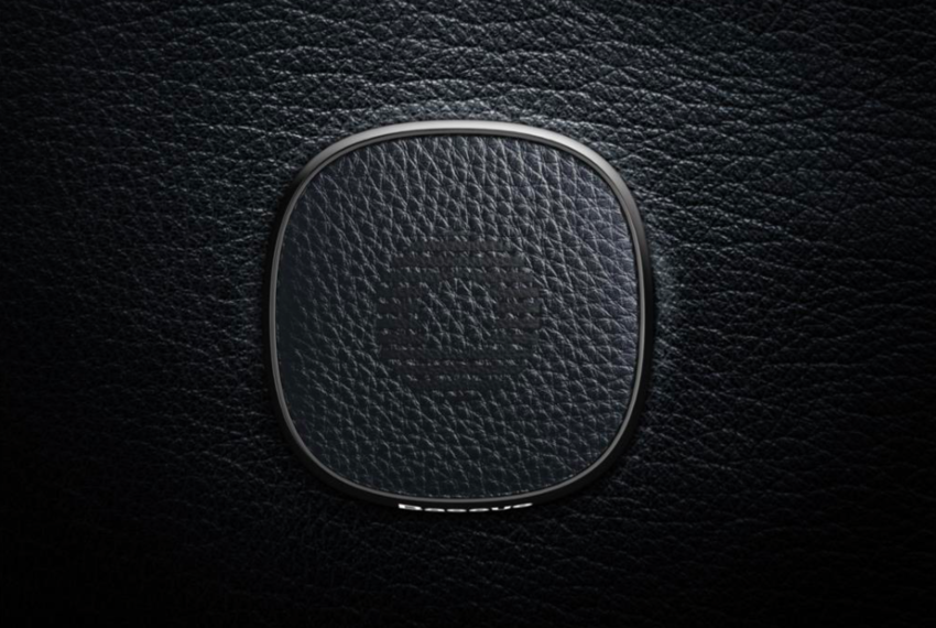 Автомобильный держатель для телефона Baseus Privity Leather Series Черный