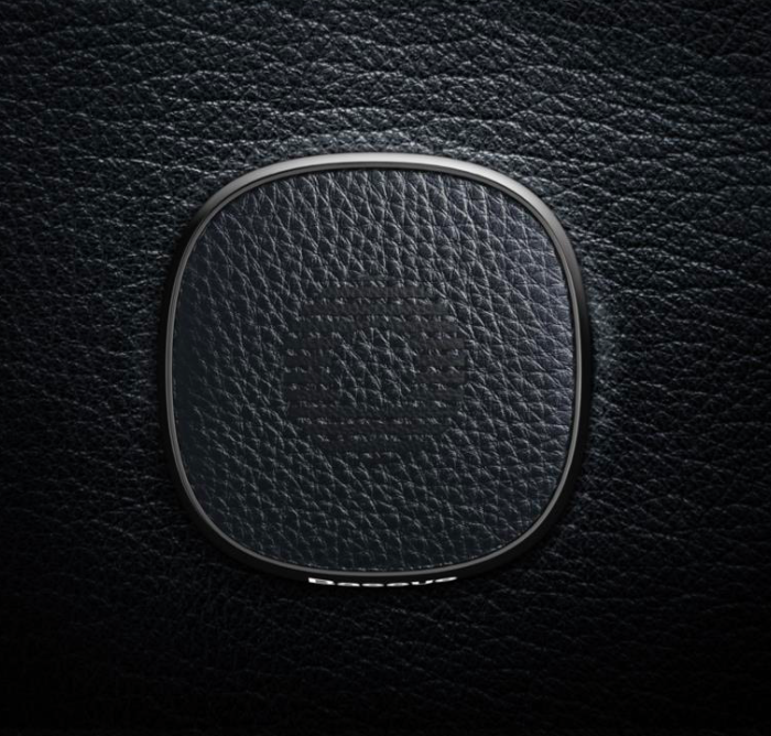 Автомобильный держатель для телефона Baseus Privity Leather Series Серебро - Изображение 40862
