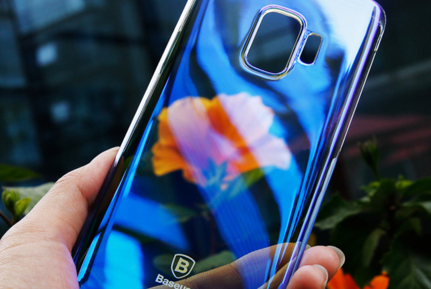 Чехол накладка Baseus Glaze для Samsung Galaxy S9 Plus Черный