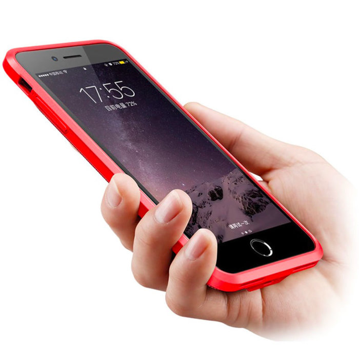 Чехол аккумулятор Baseus Ample Backpack Power Bank 3650 mAh для iPhone 8 Plus Красный - Изображение 41192