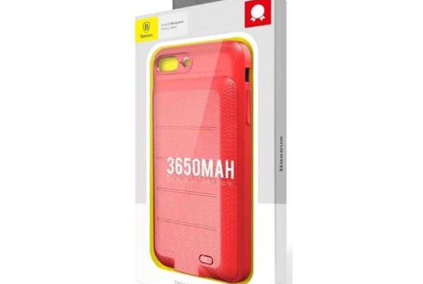 Чехол аккумулятор Baseus Ample Backpack Power Bank 3650 mAh для iPhone 8 Plus Красный