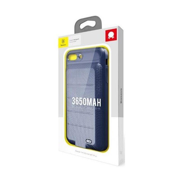 Чехол аккумулятор Baseus Ample Backpack Power Bank 3650 mAh для iPhone 8 Plus Синий - Изображение 41236